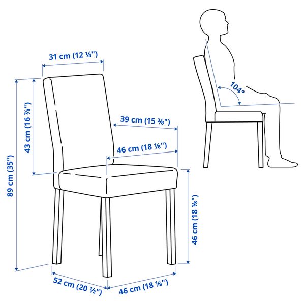 Стол и 2 стула, 75 cm IKEA MELLTORP МЕЛЬТОРП, KÄTTIL КЭТТИЛ 894.288.38 - фото 6
