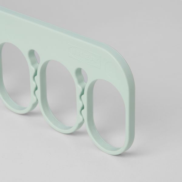 Вешалка с 9 прищепками, зеленый IKEA SLIBB СЛИББ 305.677.27 - схема-чертеж с размерами