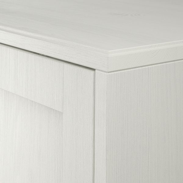 Шкаф с цоколем, белый 121x47x89 см IKEA HAVSTA ХАВСТА 303.886.22 - фото 5