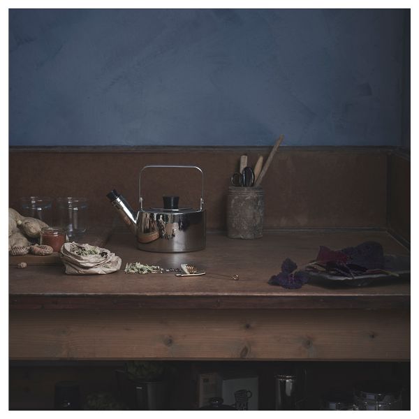 Чайник, нержавеющая сталь 1.5 л IKEA METALLISK МЕТАЛЛИСК 203.602.23 - схема-чертеж с размерами