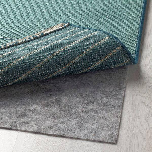 Ковер безворсовый, для дома, улицы зелено-синий 200x250 см IKEA РОШИЛЬДЕ 903.709.59 - фото 3
