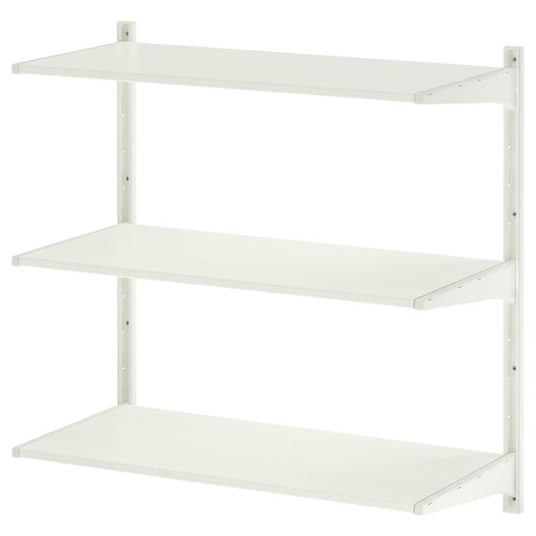 Настенная шина, полки АЛЬГОТ, белый (86x41x85 см) - фото 2