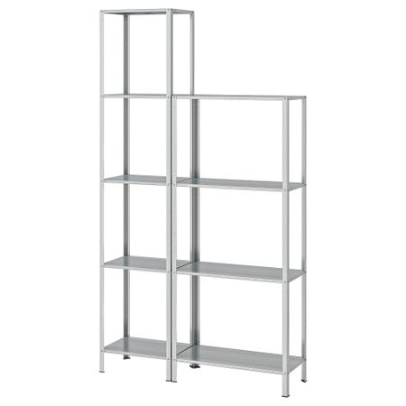 Стеллаж для дома, сада, 100x27x140-183 см IKEA HYLLIS ХИЛЛИС 394.015.58