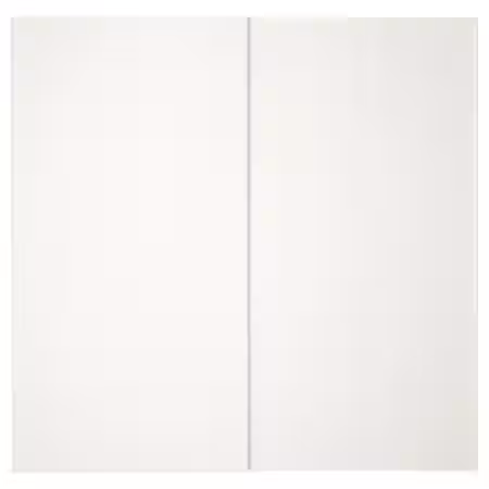 HASVIK Пара раздвижных дверей - белый 200x201 см