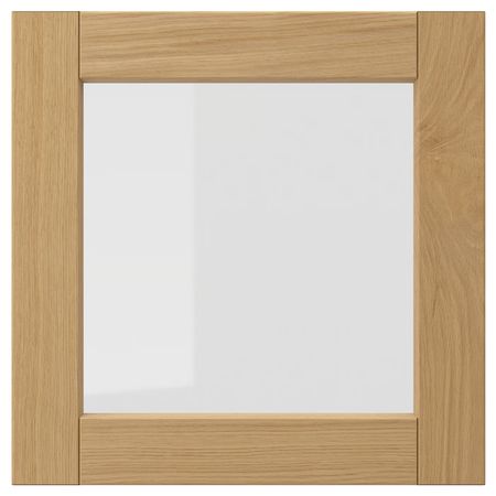 FORSBACKA Стеклянная дверь - дуб 40x40 см