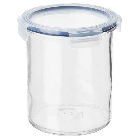 Банка с крышкой, стекло/пластик 1.7 л IKEA IKEA 365+ ИКЕА/365+ 792.777.69