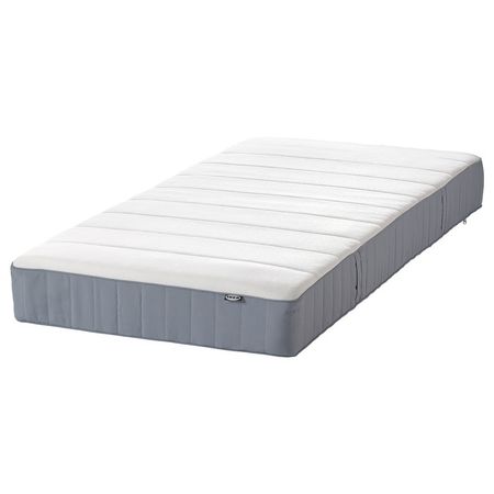 VESTERÖY Матрас с пружинами карманного типа - очень жесткий/голубой 120x200 см