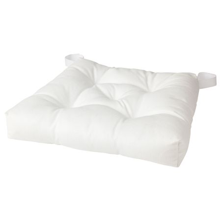 Подушка на стул МАЛИНДА, белый (40/35x38x7 см)