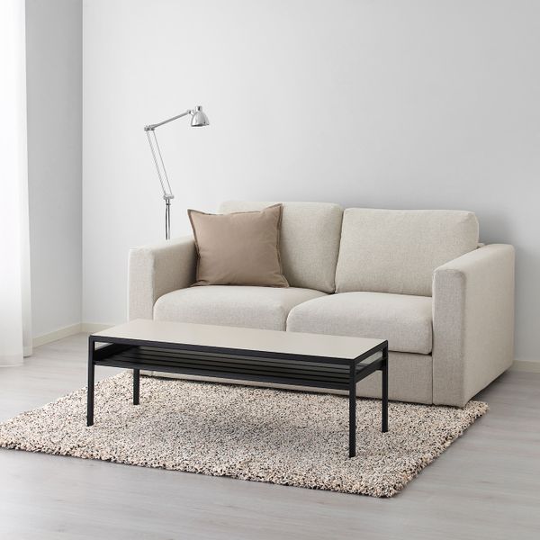 Ковер, длинный ворс, белый 133x180 см IKEA VINDUM ВИНДУМ 203.743.81 - схема-чертеж с размерами