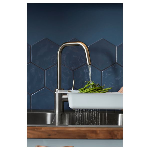 Смеситель кухонный, цвет нержавеющей стали IKEA ÄLMAREN ЭЛМАРЕН 503.416.38 - фото 3