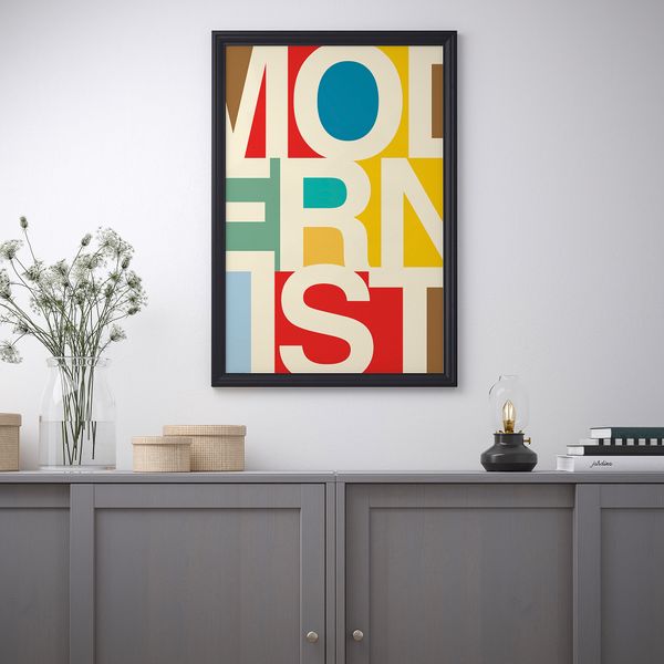 Постер, 61x91 см, Modernist IKEA DRÖMBILD ДРЁМБИЛЬД 804.422.59 - схема-чертеж с размерами