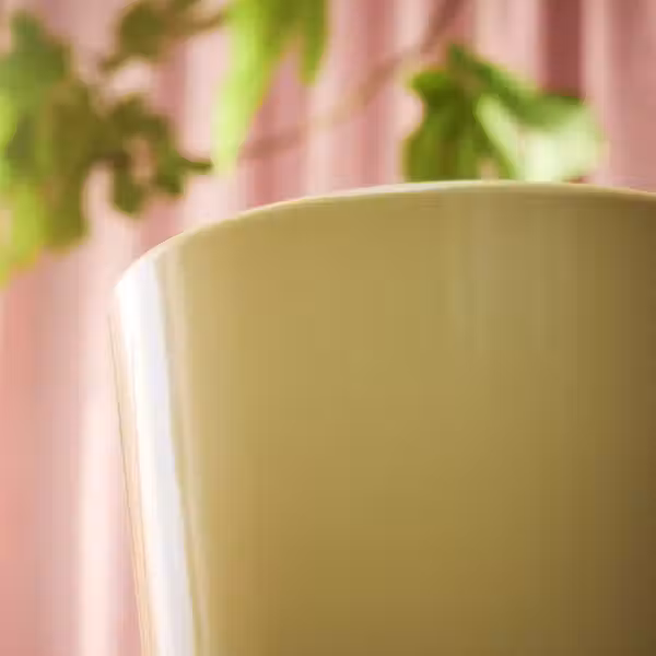 SOJABÖNA СОЙАБОНА Кашпо - светло-желтый 15 см - фото 3