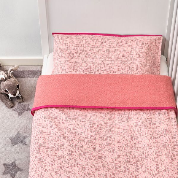 Пододеяльник, наволочка для/кроватки, красный 110x125/35x55 см IKEA КЛЭММИГ 703.730.01 - фото 2