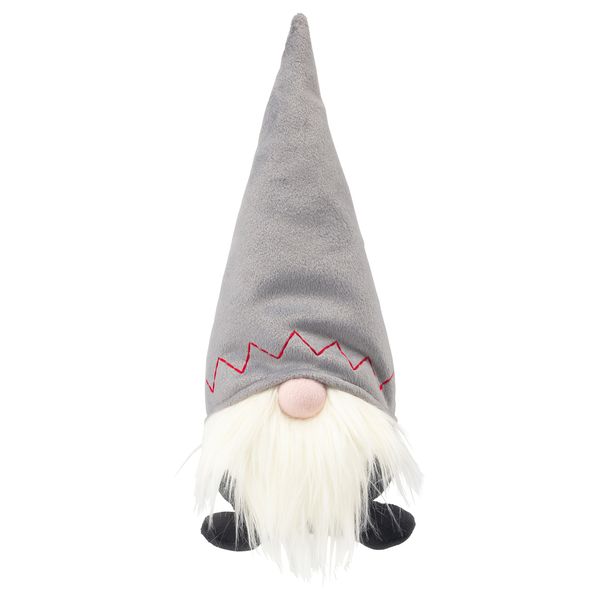 Мягкая игрушка, Санта ВИНТЕР 2018, Санта Клаус, серый (32 см) - схема-чертеж с размерами