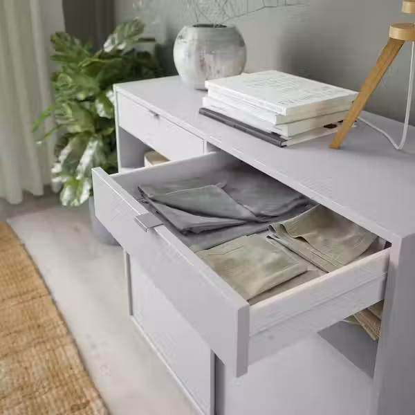 SPIKSMED СПИКСМЕД Сервант - светло-серый 97x40x79 см - фото 6