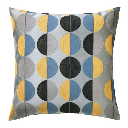 Чехол на подушку ОТТИЛЬ, серый, разноцветный (50x50 см)