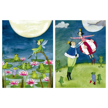 Набор постеров, 2 штуки ТВИЛЛИНГ, Принц-лягушка (30x40 см)