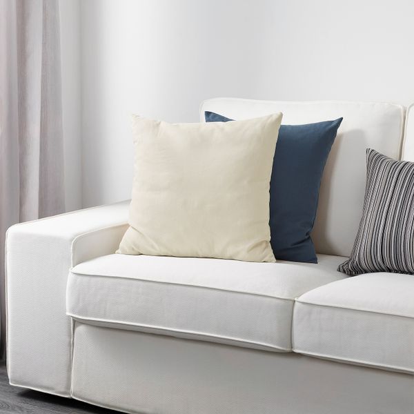 Подушка, бежевый 50x50 см IKEA VALBJÖRG ВАЛЬБЬЁРГ 204.008.89 - схема-чертеж с размерами