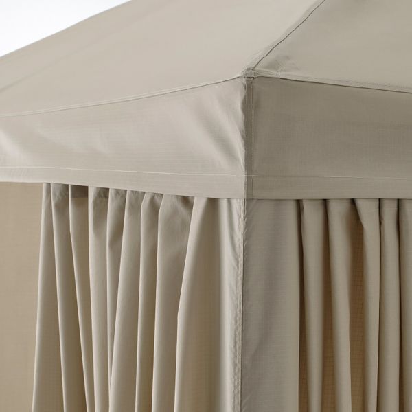 Павильон с гардинами , темно-серый/серо-бежевый IKEA HIMMELSÖ 394.141.22 - фото 4