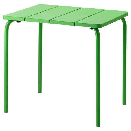 Садовый стол ВЭДДО, зеленый (58x74 см)