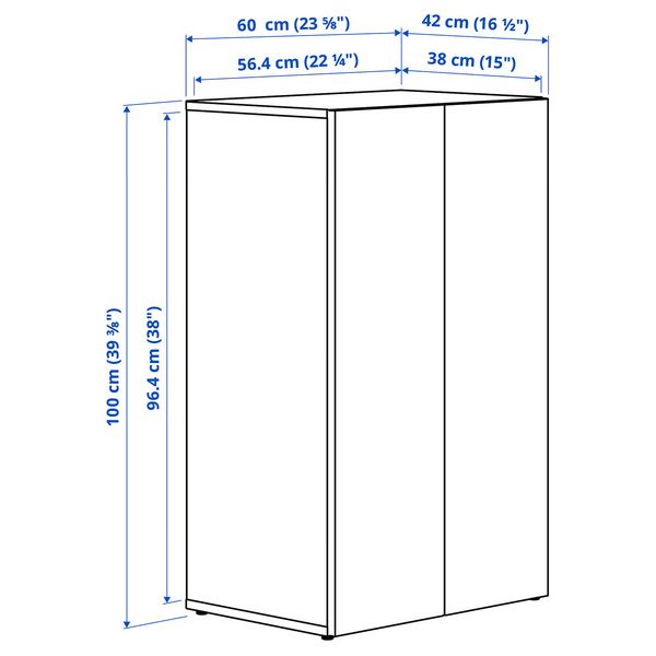IKEA, дополнительный ракурс - схема-чертеж с размерами