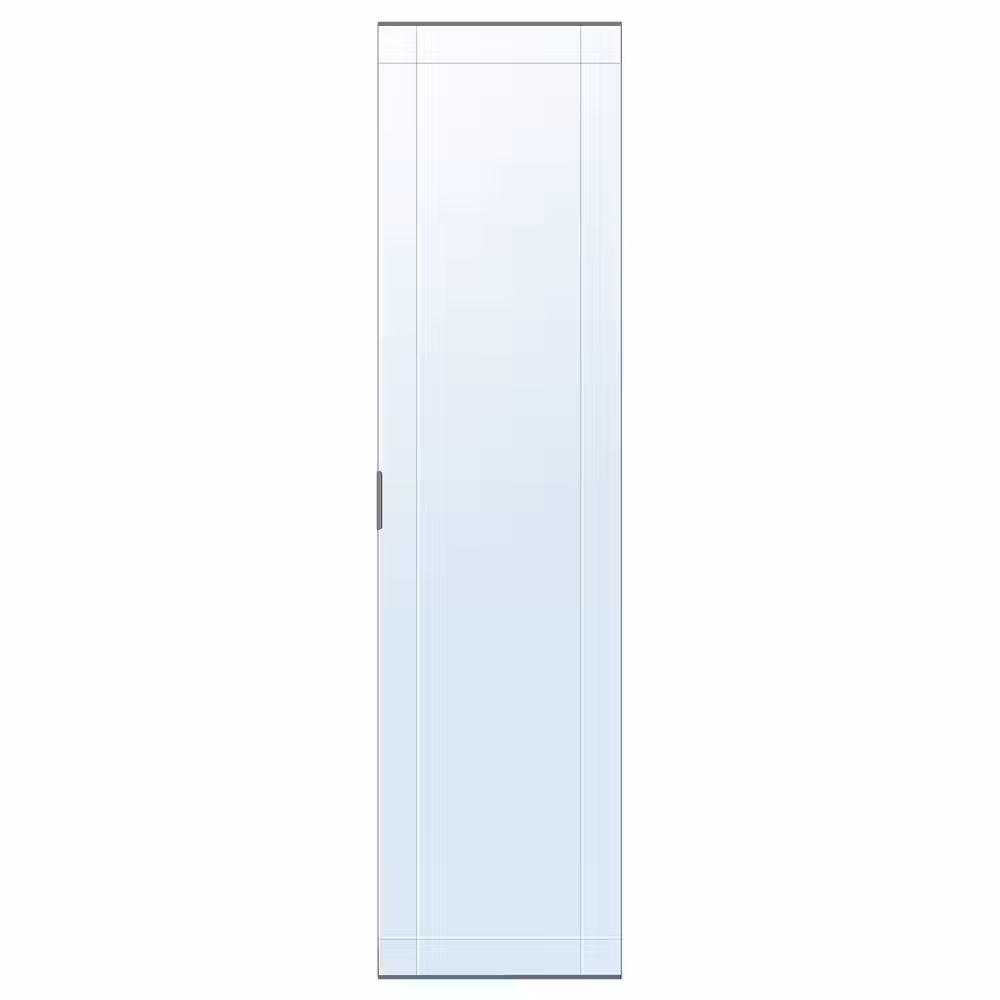 KAMMARTORP КАММАРТОРП Зеркальная дверь - серый 50x195 см - фото 1