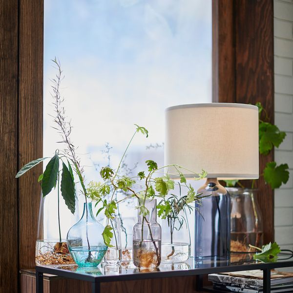 Ваза, темно-зеленый 20 см IKEA SALONG САЛОН 904.642.98 - схема-чертеж с размерами