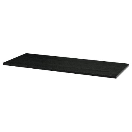 Cтолешница, 120x48 см, черная морилка, ясеневый шпон IKEA MITTZON 005.278.27