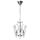 Канделябр, 3-рожковый, серебристый/стекло IKEA KRISTALLER КРИСТАЛЛЕР 903.609.17