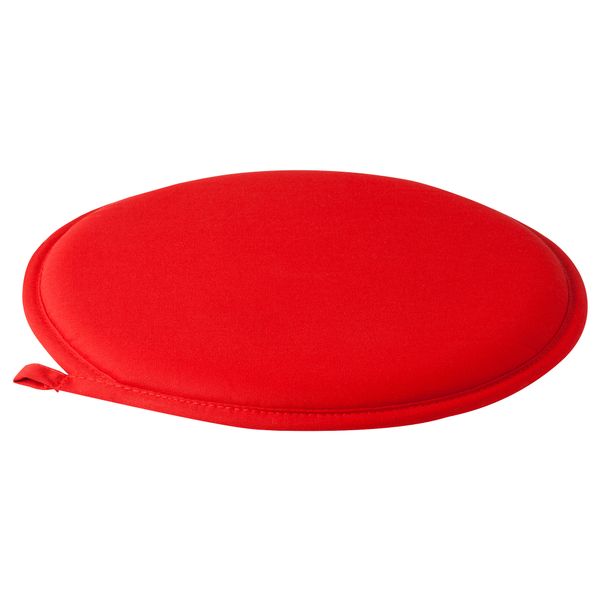 Подушка на стул ЦИЛЛА, красный (34 см) - фото 1