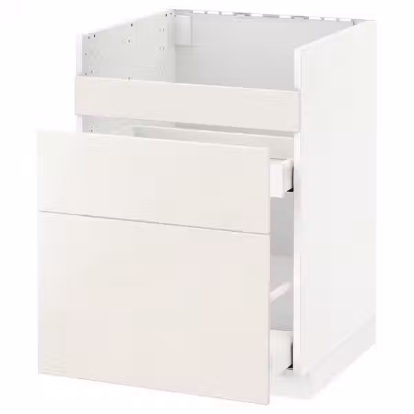 METOD Напол шк д/мойки ХАВСЕН/3фасада/2ящ - фото 1