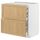 Напольный шкаф 2фасада,2низ, 1 средний, 1 встроенный ящик IKEA METOD МЕТОД, MAXIMERA МАКСИМЕРА 295.091.49
