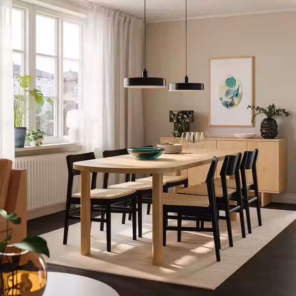 STOCKHOLM 2025 СТОКГОЛЬМ 2025 / SKANSNÄS СКАНСНЭС Стол и 6 стульев - фото 2