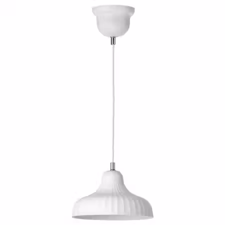 SKIVTOFS СКИВТОФС Подвесной светильник - белый с оттенком/керамика 24 см