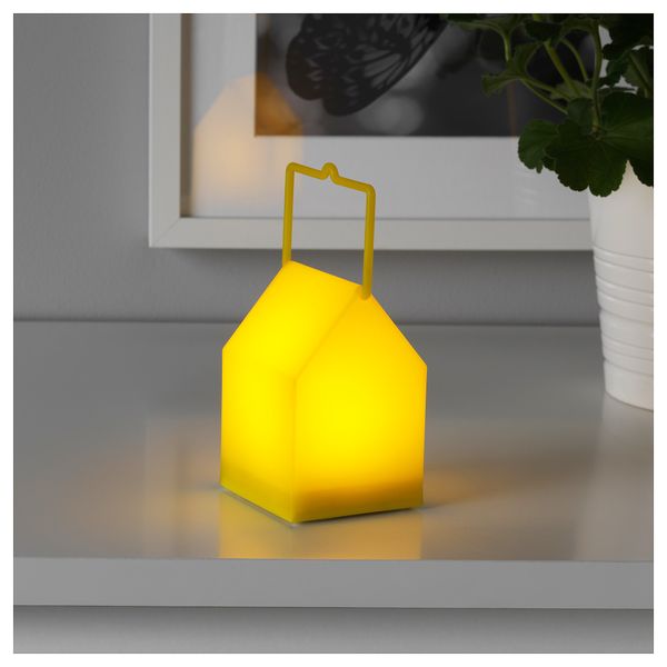 Светодиодный фонарь СОММАР 2019, с батарейным питанием, д/дома/улицы желтый (11 см) - схема-чертеж с размерами