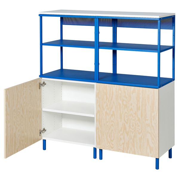 Открытая комбинация с 2 дверями IKEA PLATSA ПЛАТСАA ПЛАТСА 595.229.22 - фото 1