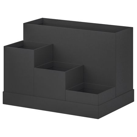 Подставка для канцелярских принадлежн, черный 18x17 см IKEA TJENA ТЬЕНА 603.954.90