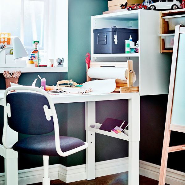 Детский стул для письменного стола, белый/Висле темно-серый IKEA ÖRFJÄLL ОРФЬЕЛЛЬ 504.417.89 - фото 3