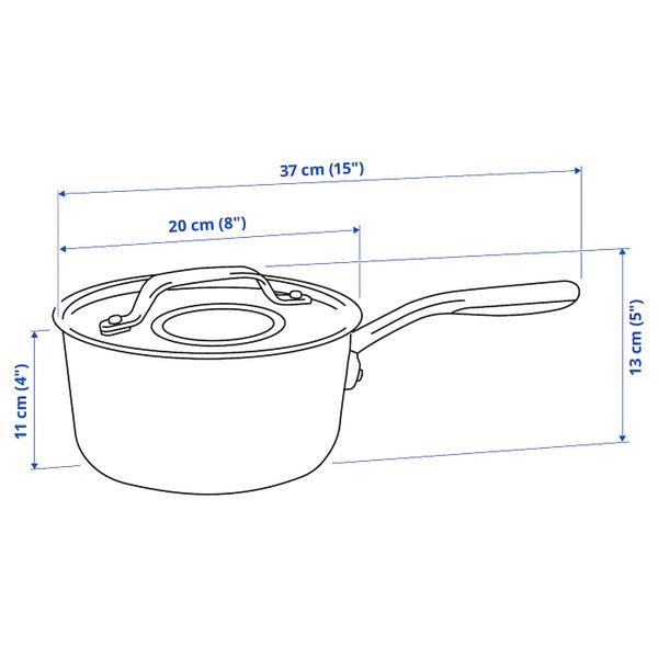IKEA, дополнительный ракурс - схема-чертеж с размерами