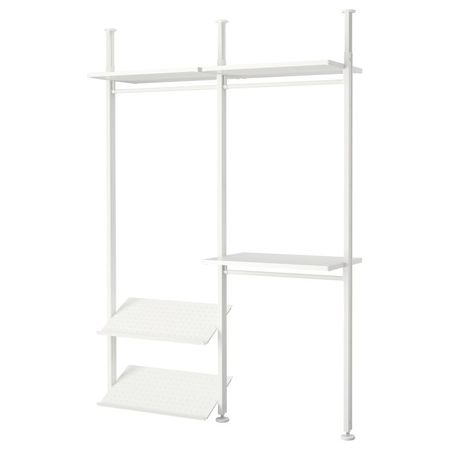 ELVARLI Гардероб, комбинация - белый 175x51x222-350 см