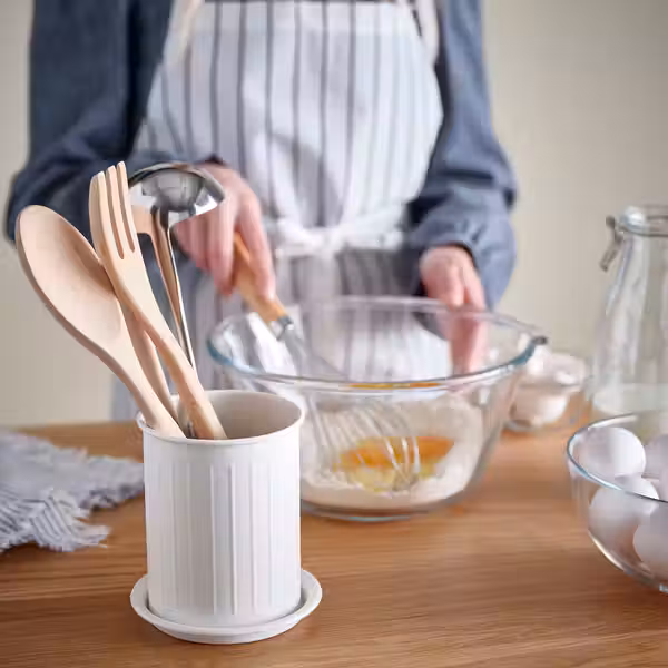 VÄLVÅRDAD Сушилка для стол приб - белый/оцинковка 13 см - фото 2