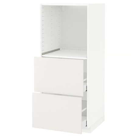 METOD / MAXIMERA Высокий шкаф с 2 ящиками д/духовки