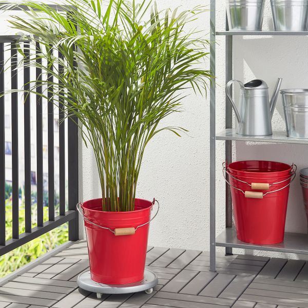 Ведро/горшок, для дома/улицы красный, 10 л IKEA ВИНТЕРФЕСТ 104.283.70 - фото 2