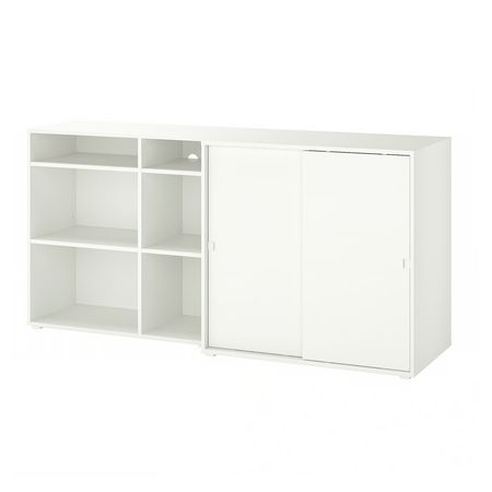 VIHALS Комбинация д/хранения - белый 190x47x90 см