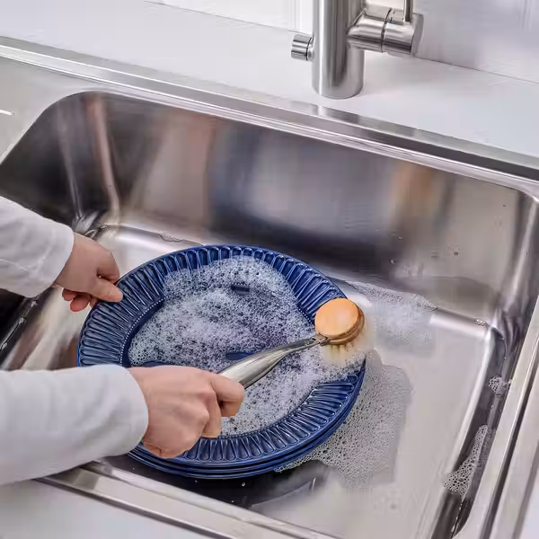 VÄLVÅRDAD Сменные насадки щетки для посуды - лиственное волокно агавы - фото 3