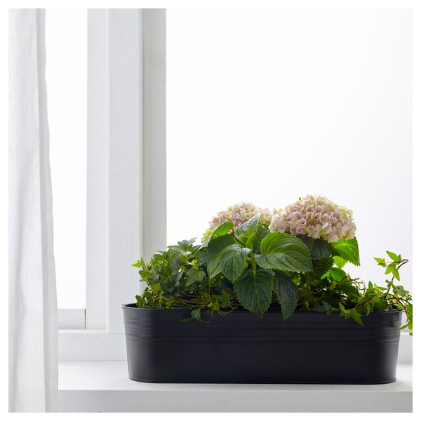 Кашпо СОККЕР, д/дома/улицы, овал черный (10.5 см) - фото 3