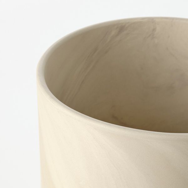 Кашпо, для дома, улицы бежевый/серый 19 см IKEA BACKSMULTRON БАККСМУЛТРОН 104.810.08 - схема-чертеж с размерами