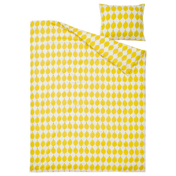 Пододеяльник и наволочка IKEA NORSKNOPPA 905.747.39 - схема-чертеж с размерами