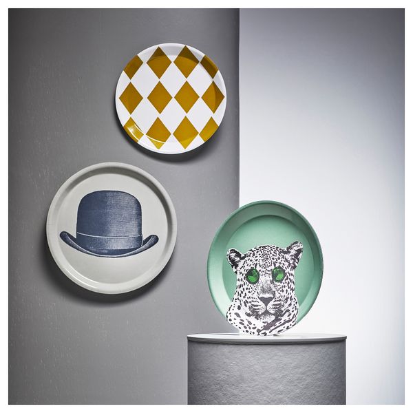 Настенное украшение, 3 предмета, разные картины IKEA GALLERISKOG 205.380.71 - схема-чертеж с размерами