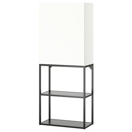 ENHET Комбинация д/хранения - антрацит/белый 60x32x150 см